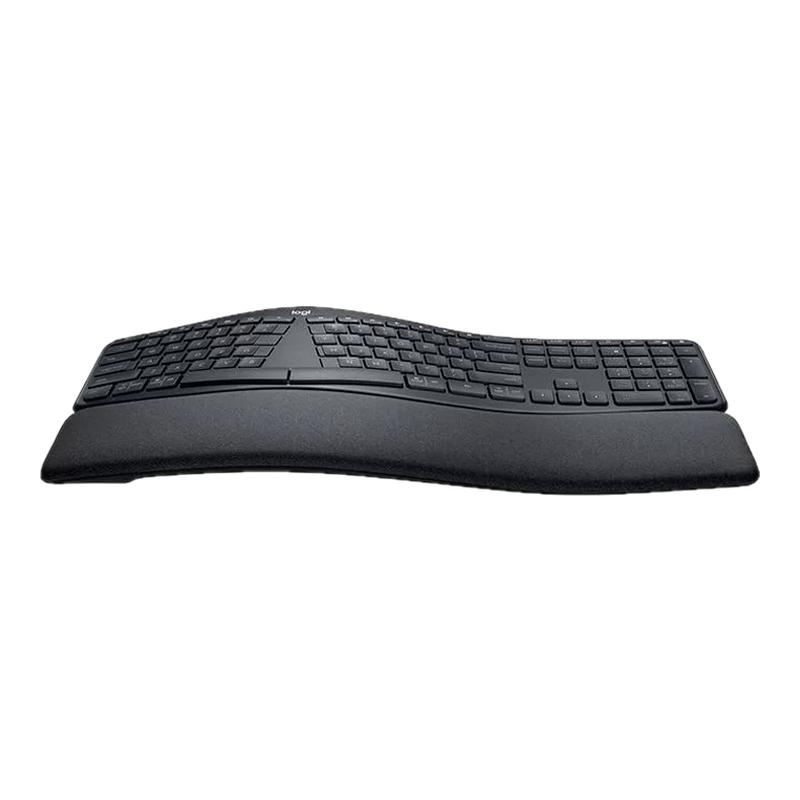 罗技ERGO K860无线蓝牙人体工学分体式掌托办公键盘笔记本台式