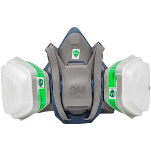 3M 6502QL防毒面具配6004防氨气甲氨气体工业粉尘防护面具套装