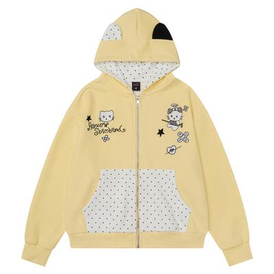 向往的地方连帽卫衣女外套百搭