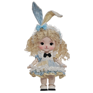 ShugaFairy正版六/6分bjd娃娃Rudy麻薯兔儿头饰人形玩偶loita全套