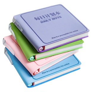每日计划本随身便携迷你口袋本方形笔记本子2025年高颜值时间管理自律打卡日记本加厚考研学习工作日志记事本