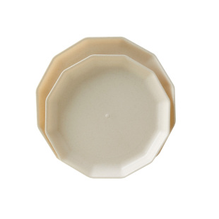 一次性盘子稻壳餐盘加厚菜盘家用商用果盘食品级餐具餐碟高档环保