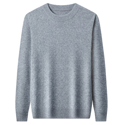 高端山羊绒衫男圆领打底衫