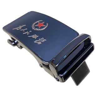 男士自动扣皮带有牙扣头五角星扣头合金腰带扣为人民服务百搭3.5