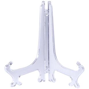 盘子支架展示盘架透明装饰支撑证书陈列架普洱茶摆件相框吧唧底座