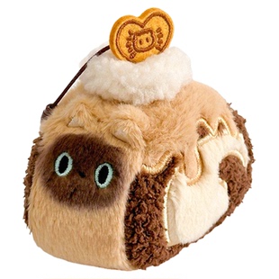 厘米星球小猫毛绒挂件可爱卡通公仔生日礼物潮玩包挂暹罗猫奶牛猫