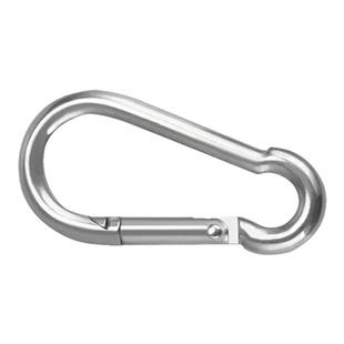 304不锈钢弹簧登山扣保险钩葫芦扣链条扣绳快挂钩弹扣连接锁扣