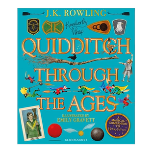 Quidditch Through the Ages 神奇的魁地奇球 插图版 英文原版 哈利波特外传 JK罗琳 英文版进口原版英语书籍 英文原版英语书籍