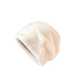 软糯防寒保暖睡帽秋冬季防乱发无压感老年人男女士防头风睡觉帽子