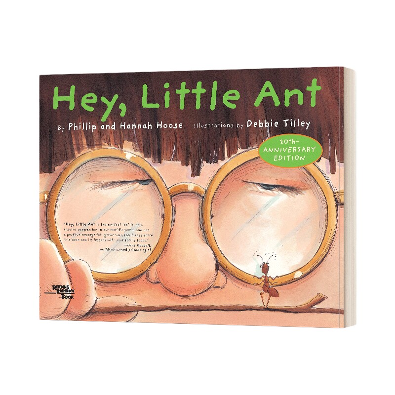 英文原版绘本 Hey Little Ant 你好小蚂蚁 精装绘本 英文版 进口英语原版书籍