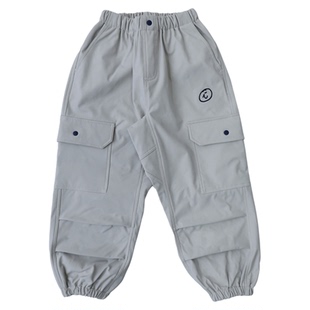 iaiammo丨24 原创笑脸加厚复合摇粒绒三防硬壳儿童中性工装滑雪裤