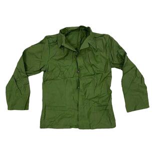 老货78两用长袖衬衣女士翻领绿色的确良知青怀旧拍段子衬衣