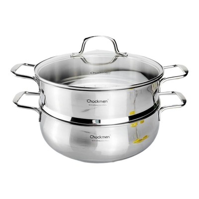 Chockmen304不锈钢蒸锅火锅边炉