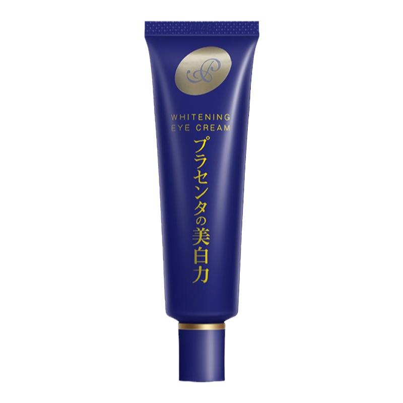 日本明色亮白胎盘素眼霜32g去淡化眼袋细纹抗脂肪粒皱紧致
