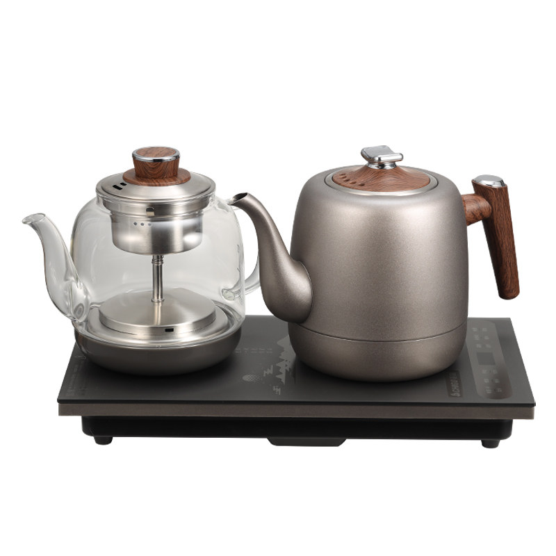 志高纯钛全自动底部上水壶电热烧水壶茶台泡茶专用电茶炉电煮茶器