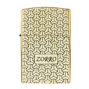 佐罗煤油打火机男复古全铜创意双面蚀刻个性防风正品送男友zorro