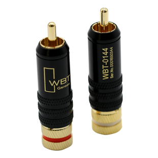 WBT-0144纯铜镀金音响信号线插头RCA莲花头 HiFi音频接头端子