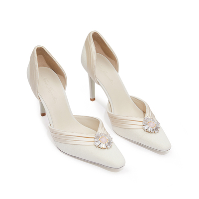 NanaJacqueline高跟鞋缎面