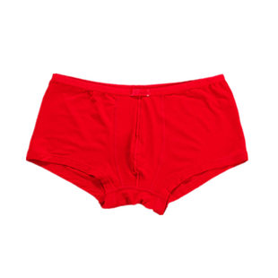 PROEA宝路易大红色平脚男士内裤天竹纤维单层透气5266【两条盒装