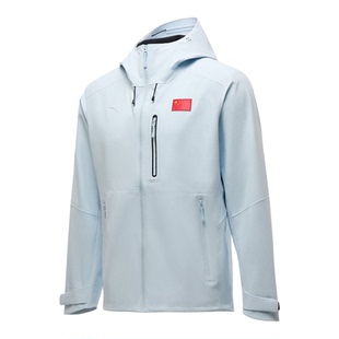 安踏25春秋国旗款国家队装备三防泼水男冲锋衣运动外套452540106