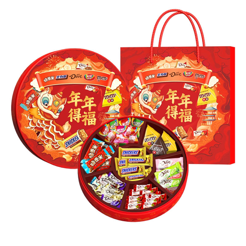 德芙士力架牛奶巧克力新年礼盒