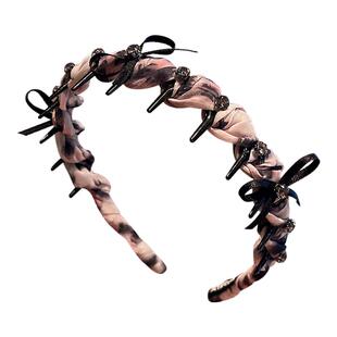 高级感水钻发箍女网红2025新款发带高颅顶洗脸头箍压发卡发捆头饰