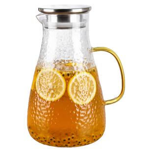 水壶冷水壶玻璃储水耐高温开水凉水壶家用食品级开水杯大容量泡茶