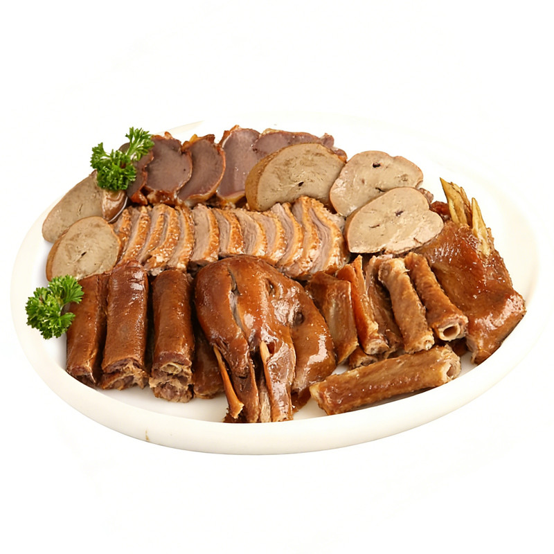 老牌花园里潮汕卤鹅正宗澄海狮头鹅卤水卤味豪华拼盘特产美食熟食