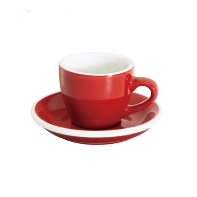 80ml浓缩杯碟鸡蛋型爱陶乐