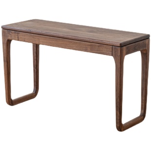 梦天然北美黑胡桃木实木小茶几沙发方几边几角几方桌简约现代北欧