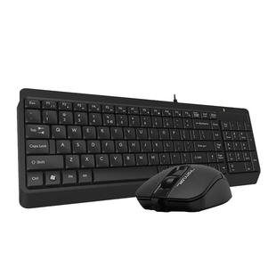 双飞燕有线键盘鼠标套装台式机USB笔记本电脑办公家用飞时代F1512