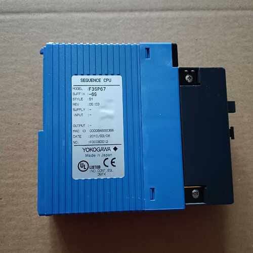 F3SP67-6S，原装拆机横河YOKOGAWA PLC序列