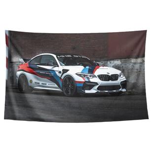 宝马Manhart Racing汽车改装文化周边墙布装饰背景布海报挂布挂毯