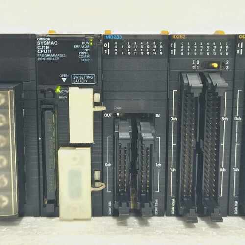 OMRON CORPORATION PD025 POWER SUPPLY WITH CPU CJ1MCPU11 AND