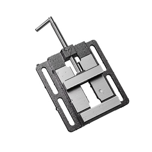 德力西平口钳台钳工业级台钻固定器夹具小型家用台虎钳桌面夹紧器