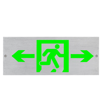 安全出口指示灯免接电无线指示牌电池款夜光自发光免接电畜光型