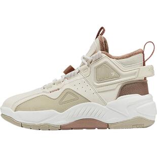 特步女鞋板鞋2025冬季新款高帮潮流时尚运动鞋休闲鞋加绒保暖棉鞋