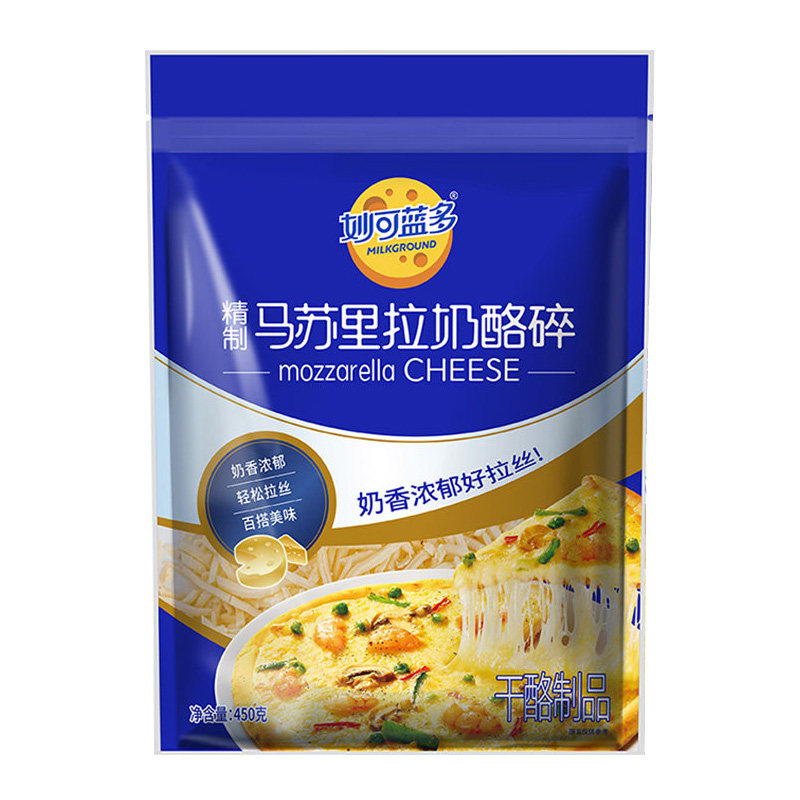 妙可蓝多马苏里拉芝士碎拉丝奶酪