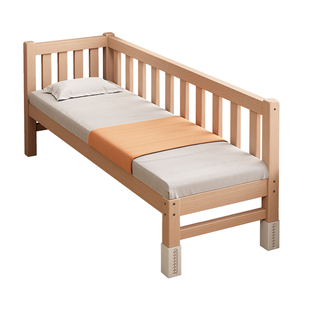 榉木拼接床儿童宝宝加宽床无缝衔接神器大人可睡床边可调节婴儿床