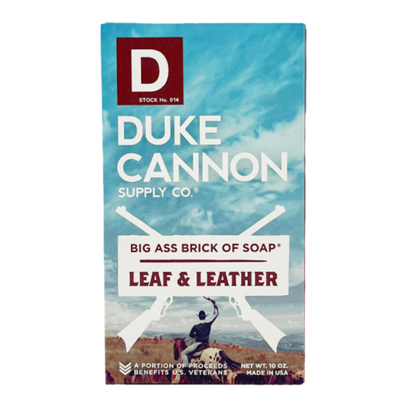 Duke Cannon美国烟叶与皮革 阳刚男性深层清洁三重研磨沐浴香皂