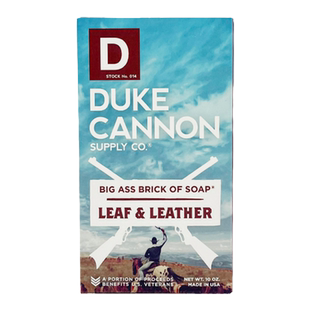 Duke Cannon美国烟叶与皮革 阳刚男性深层清洁三重研磨沐浴香皂