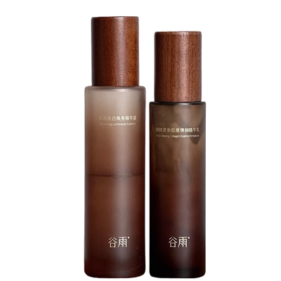 谷雨山参水乳紧致提拉提亮水乳