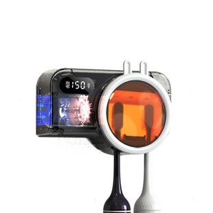 包警长牙刷消毒器杀菌烘干牙刷收纳紫外线壁挂智能口杯牙杯置物架