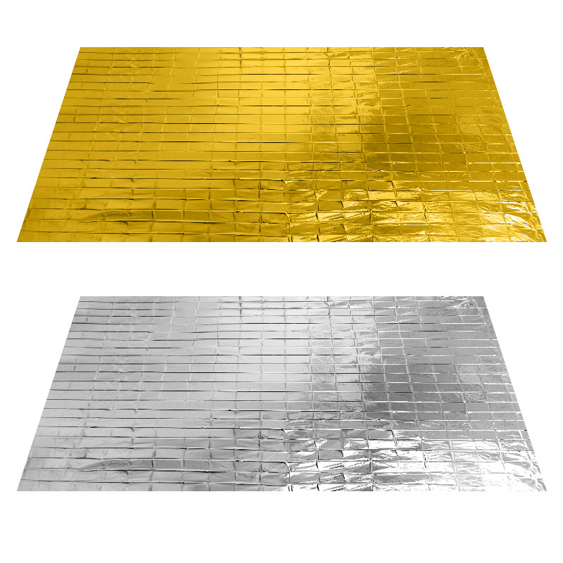 户外防失温急救毯医用聚酯薄膜马拉松铝箔锡纸野外应急生存保温毯