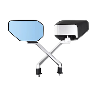 电动车后视镜子通用高清反光镜适用雅迪台铃爱玛九号电瓶车倒车镜
