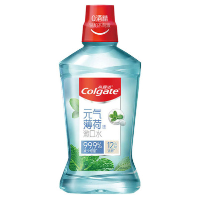 高露洁漱口水500ml大瓶清洁清新