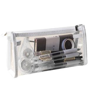 ins风大容量透明笔袋可爱少女心女生初中生铅笔袋文具袋中学生学生用考研简约日系高级感网红收纳笔盒文具盒