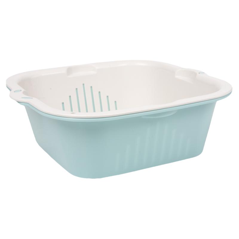 双层洗菜盆塑料沥水篮子漏盆