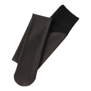 打底裤光腿神器女秋冬裸感高腰黑透肤水光袜加绒黑色假透肉连裤袜