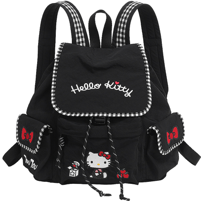 TOUTOUhellokitty凯蒂猫哈喽kt双肩包轻便大容量旅行背包学生书包